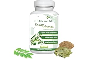 15 Day Colon Cleanse Detox – Detox and Cleanse with Probiotic Supplement & Herbal Fiber for Bloating Relief – Gut Cleanse & C