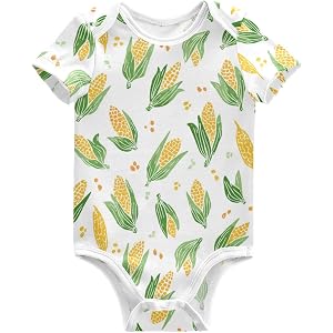 IHCVHQX Baby Bodysuits Cotton Newborn Short Sleeve Jumpsuit Infant Romper Girls Boys Clothes 0-24Month