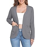 ADANIKI Women's Long Sleeve Cardigan with Pockets
