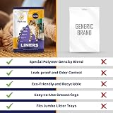 Pettiny Jumbo Cat Litter Tray Liners with Drawstrings Pack of 20 view 8