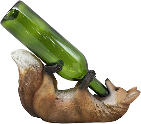 Kitchen Decor The Wise Fox And The Grapes Wine Bottle Holder