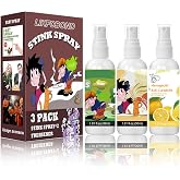 LIKFCBOND Liquid Stinky Spray Extra Strong, Long Lasting Prank Spray 3 Pack | Stink, Skunk Smelling and Lemon Neutralizer, Potent Practical Gag Gift for Party, Office, Subway, Elevator, Bus, Joke