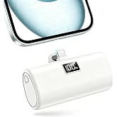 [1-Pack] Portable Charger USB C for iPhone 18/17/16/15 Series,Opalescent | 22.5W Fast Charging Mini Power Bank for Samsung S25/S24/S23 Android, Flight-safe Backup Battery Travel Essentials