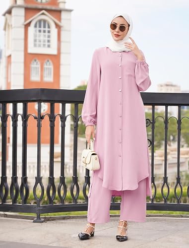 muslim casual dress Woman Dresses Casual Women's Casual Solid Muslim Dresses Sleeve Abaya Islamic Arab Kaftan Women Lounge Dresses, Khaki, Medium : Amazon.ca: Clothing, Shoes & Accessories