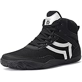 Mens Wrestling Shoes Wide Boxing Shoes Zero Drop Sole