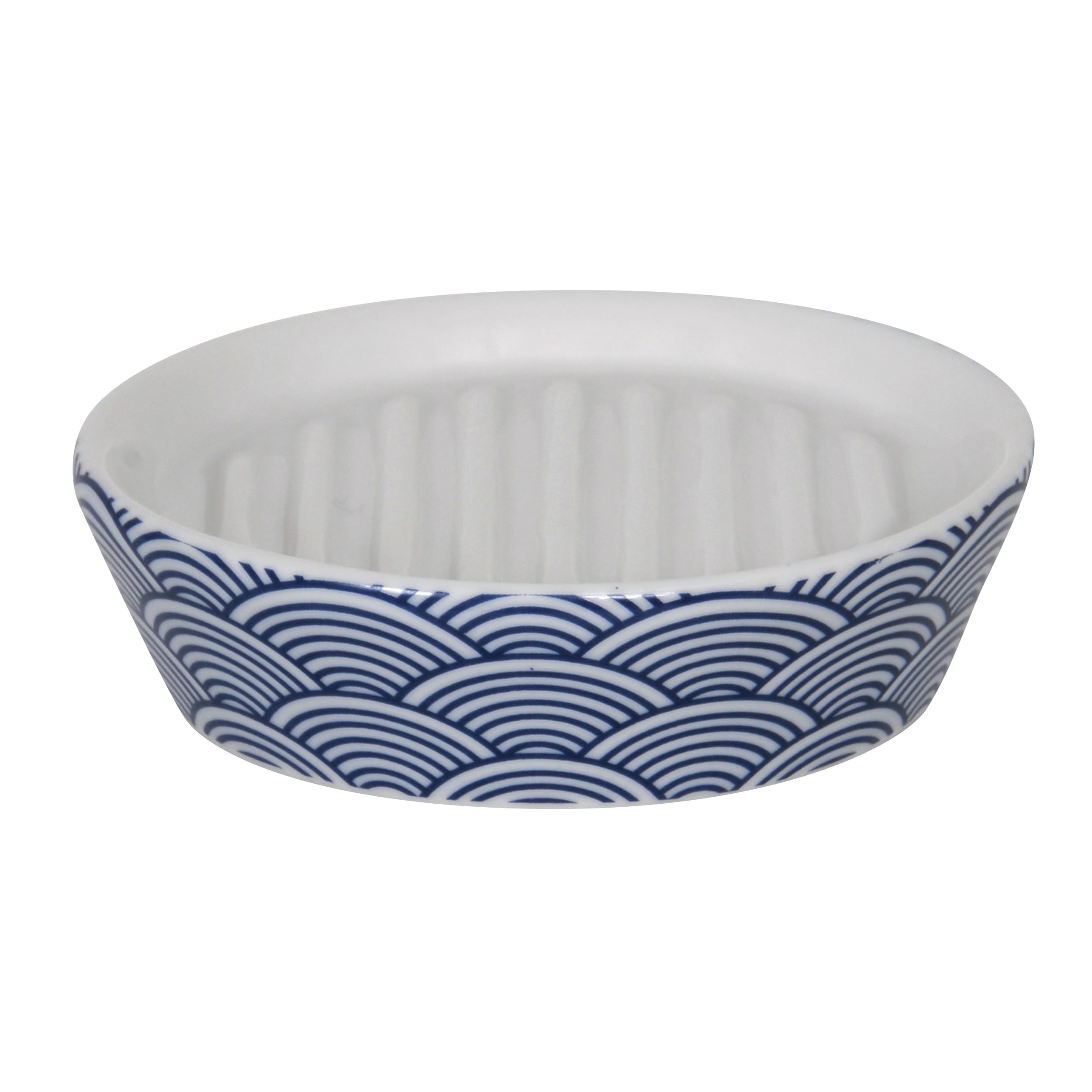 MSV "Bento Soap Dish, White/Blue