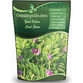 Outsidepride Common Vetch Seed - 5 Lbs Fast Establishing Winter Annual Legume Seed for Forage, Hay, Silage, Pasture, Cover Crop, Green Manure, Pollinator Habitat &amp; Wildlife
