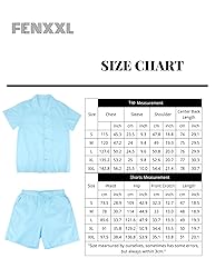 Fenxxxl Men Linen Set 2 Piece Outfits Short Sets