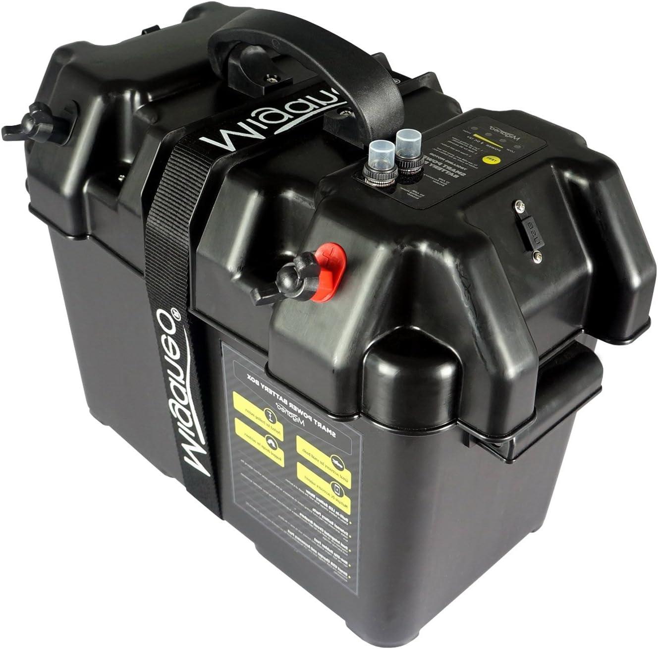 Boîte de batterie de moteur de pêche à la traîne Smart 12v Boat Marine