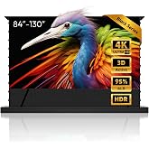 NothingProjector Motorized ALR Screen for Ultra Short Throw Projector, 100" | 95% Ambient Ceiling Light Rejecting, Floor Rising, 4K/8K UHD Active 3D, Anti Daylight for UST, Electric Retractable Automatic