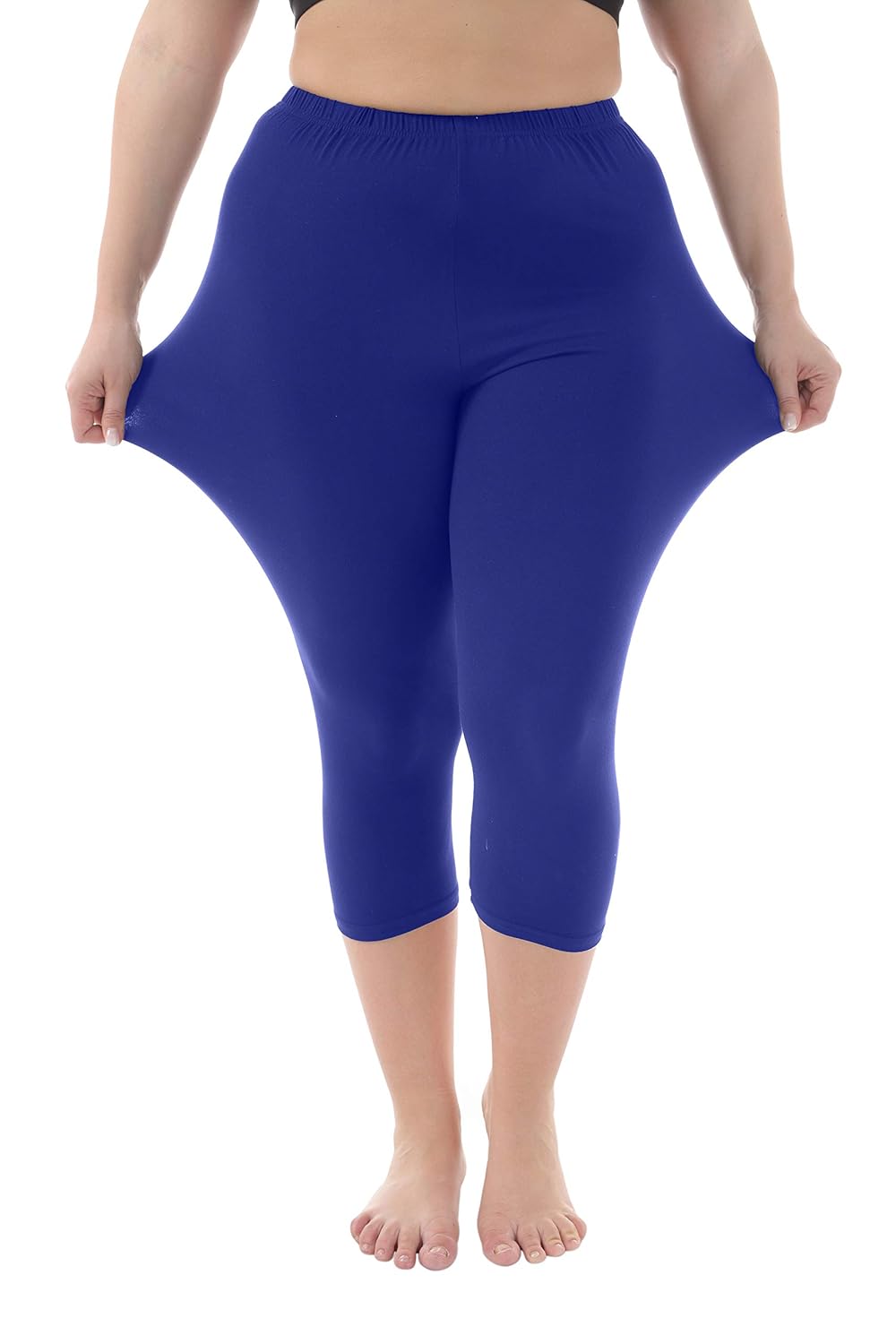 basic edition plus size capris
