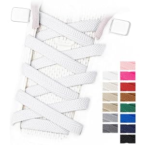 Handshop 2 Pairs No Tie Elastic Shoelaces for Kids, Adults, Sneakers