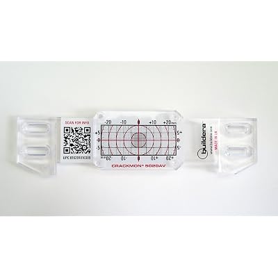 CRACKMON&amp;reg; 5020AV Caliper Crack Monitor for Reinforced Concrete, Masonry, Building Foundations and Seismic Retrofits