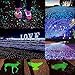 Outee 300 PCS Glow Pebbles Stones Glow in the Dark Stones Garden Decor Glow Gravel Stones for Garden Walkway, Man-made, Green