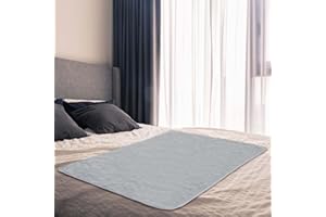 Fanfanwin Couples Waterproof Mat 54 x 34 in Lover Reusable & Stainproof Blanket Quiet & Easy to Use Mattress Protector for Ad