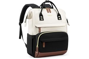 LOVEVOOK Laptop Backpack for Women, 17 Inch Work Business Backpacks Purse with USB Port, Large Capacity Nurse Bag College Boo