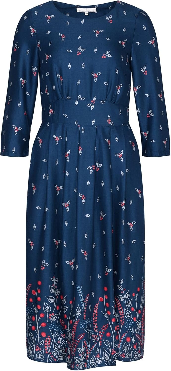 Seasalt Women's Bright Oils Dress Winter Border Night Amazon.co.uk