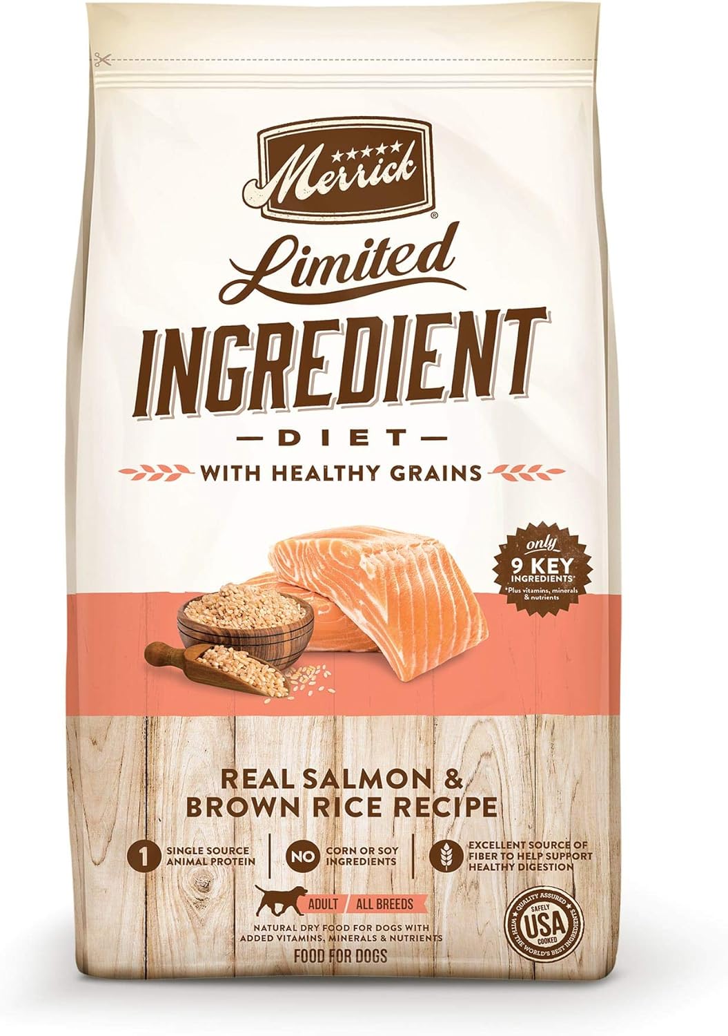 merrick grain free salmon dog food