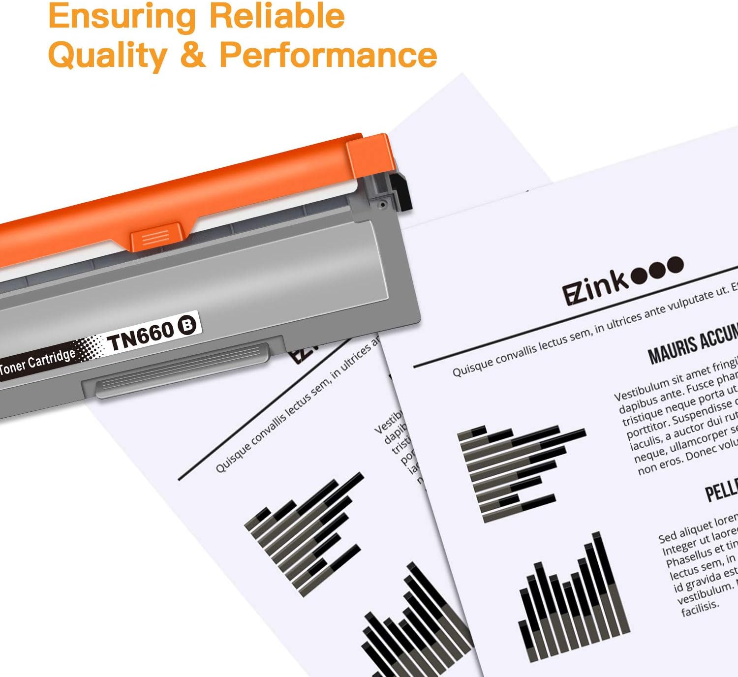E-Z Ink (TM) Compatible Toner Cartridge Replacement for Brother TN660 High Yield to use with HL-L2300D HL-L2320D HL-L2380DW HL-L2340DW MFC-L2700DW MFC-L2720DW MFC-L2740DW Printer (Black, 1 Pack): Office Products