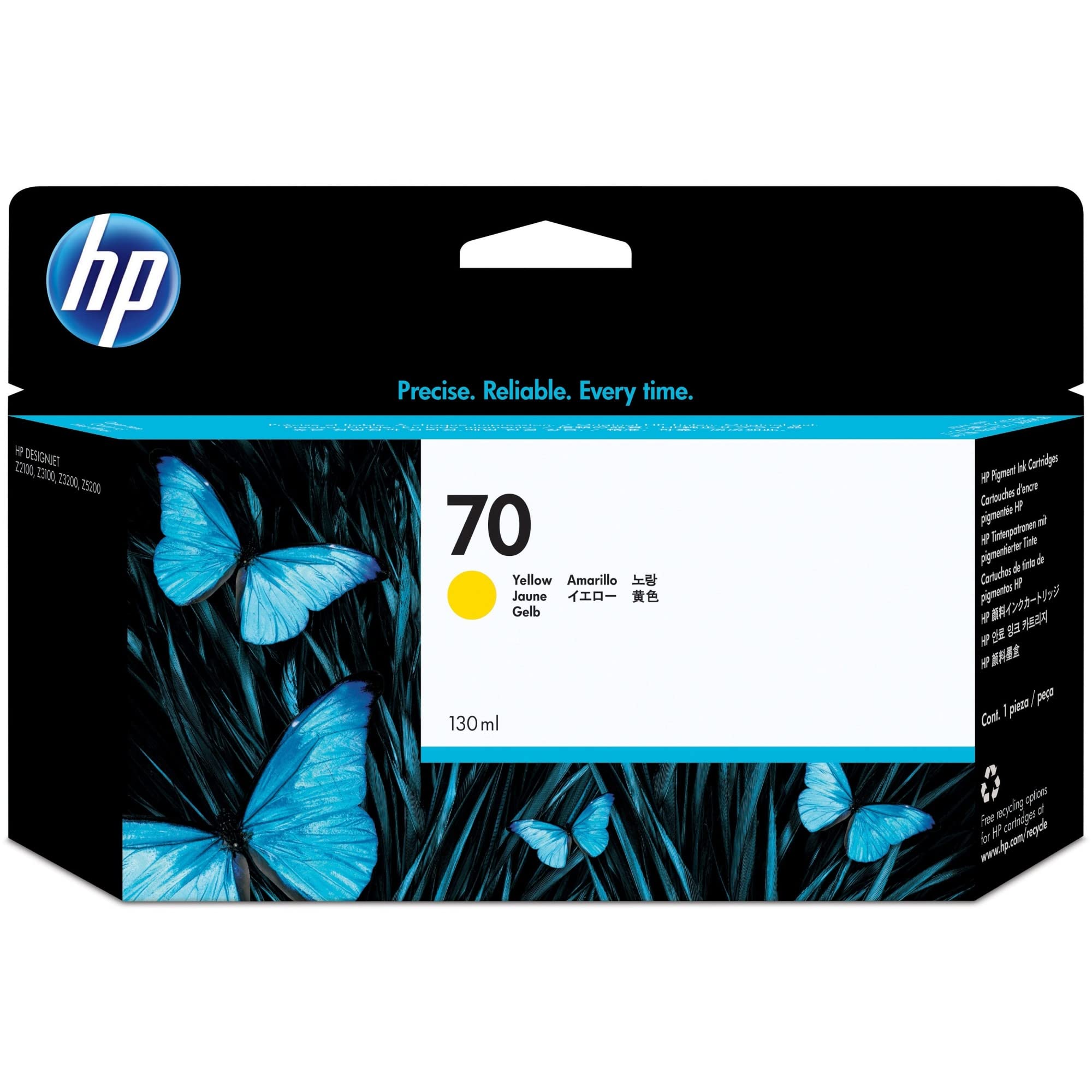 HP Ink Cartridge Yellow No. 70/130 ml C9454A