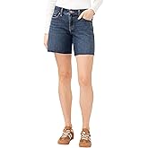 Silver Jeans Co. Women's Suki Mid Rise Curvy Fit Long Shorts