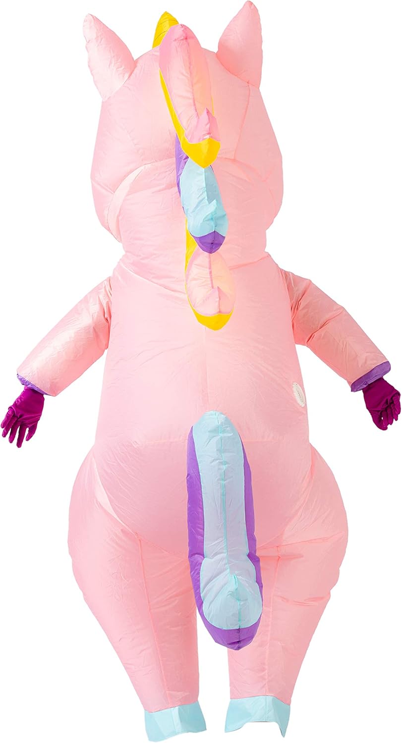 Spooktacular Creations Full Body Unicorn Inflatable Costume Adult (Pink): Clothing