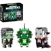 Halloween Horror Figure Building Set Compatible with Lego for Adults | Scary Movie Figure Collectible, Present for Fans and Friends, Halloween Decoration Spooky Gifts for Kids Teens 535 pcs