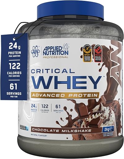 Applied Nutrition Critical Whey Protein Powder 24g per Serving Chocolate 2kg