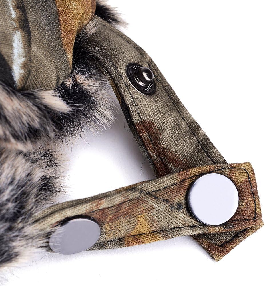 Odema Unisex Nylon Russian Style Winter Ear Flap Hat Camouflage One Size : Clothing