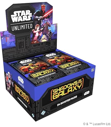 Amazon.com: Asmodee Star Wars: Unlimited TCG Twilight of The Republic  Booster Display (Set of 24 Booster Packs)