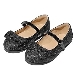 K KomForme Girl's Ballet Flats Non-Slip Soft Mary