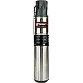 Red Lion RL12G05-2W1V 4-inch Submersible Deep Well Pump, 1/2 HP, 12 GPM, 2-Wire, 115 Volt, Steel, 14942401