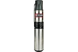 Red Lion RL12G05-2W2V 4-inch Submersible Deep Well Pump, 1/2 HP, 12 GPM, 2-Wire, 230 Volt, Steel, 14942402