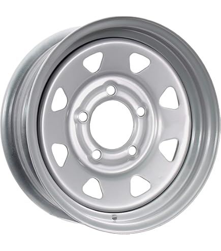 White Spoke Trailer Rim 2-Pack 14x5.5 Trailer Wheels - 5 Lug White ...