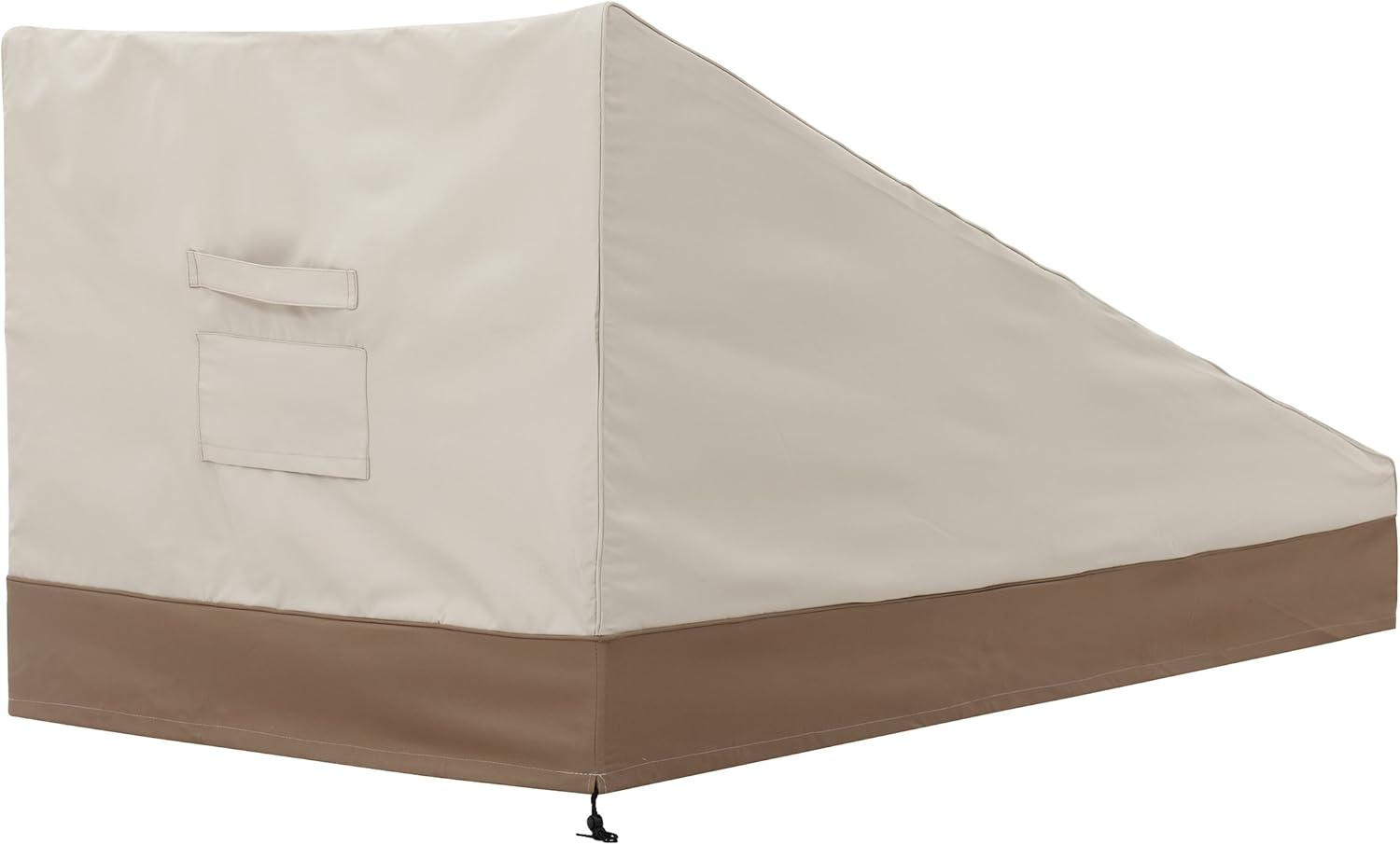 Finnhomy Outdoor Patio Waterproof Chaise Lounge Chair Covers Furniture Cover Large Folding Heavy Duty Weather/Fade Resistant Beige, 78" L x 35.5" W x 33" H: Furniture & Decor