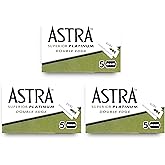 Astra Superior Premium Platinum Double Edge Safety Razor Blades, 5 Count (Pack of 3)