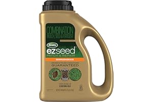 Scotts EZ Seed Patch & Repair Bermudagrass Combination Mulch, Bermudagrass Seed and Fertilizer for Bare Spots and Repair, Grows in Scorching Heat, 3.75 lb