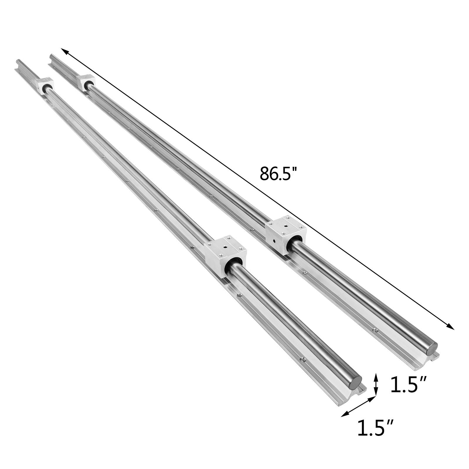 Mua Vevor Linear Rail SBR20-2200mm 2 Linear Rail Guide and 4SBR20UU ...