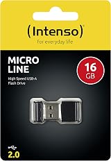 Intenso 16GB Micro Line USB 2.0 Flash Drive Black - Fast Car Radio Storage view 8