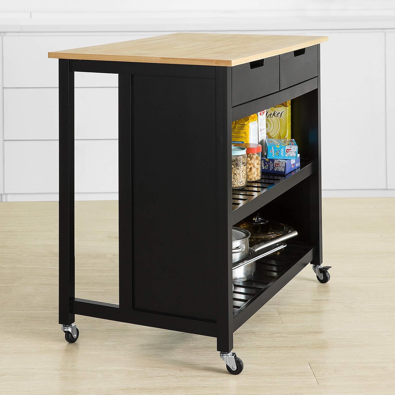 SoBuy FKW74SCH Kücheninsel Sideboard Küchenwagen
