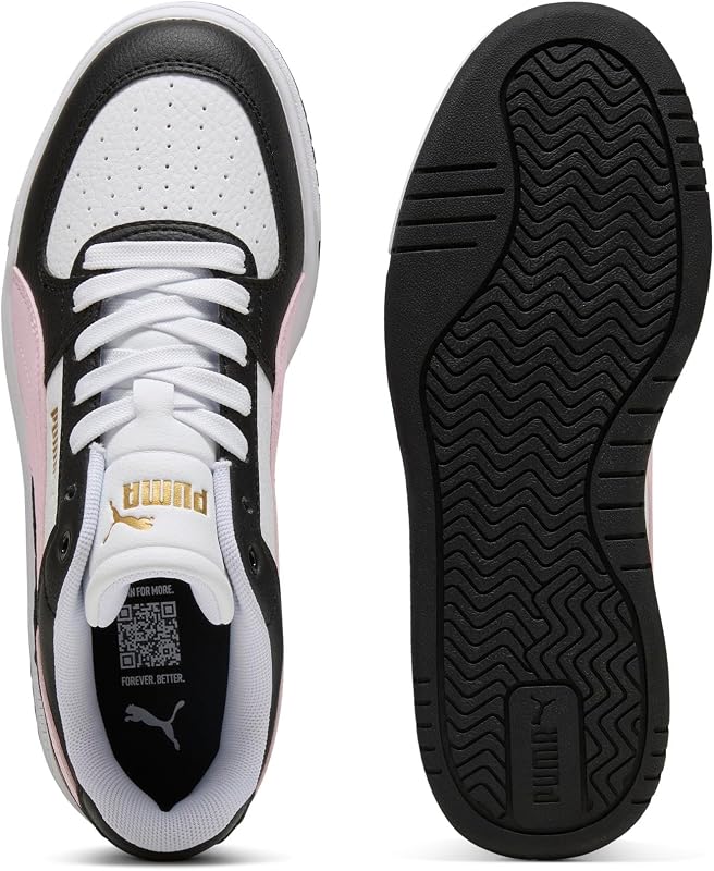 CAVEN III Unisex-Sneaker, Weiß-Perlenrosa-Gold, 6.5 UK — Foto 4 von 7