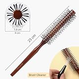 BESTOOL Small Round Brush for Short Hair Beard Brush Professional Styling view 2