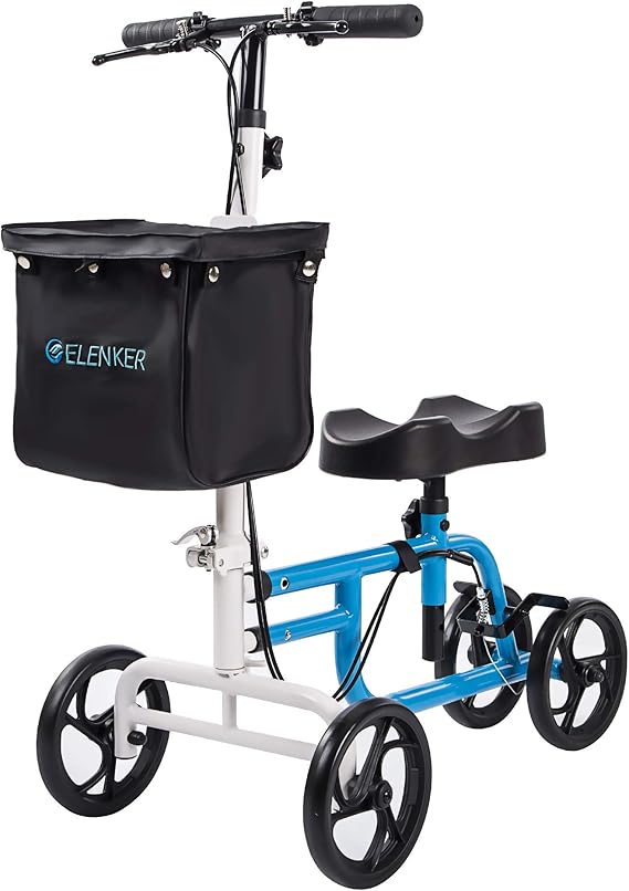 ELENKER Best Value Knee Walker Steerable Medical Scooter