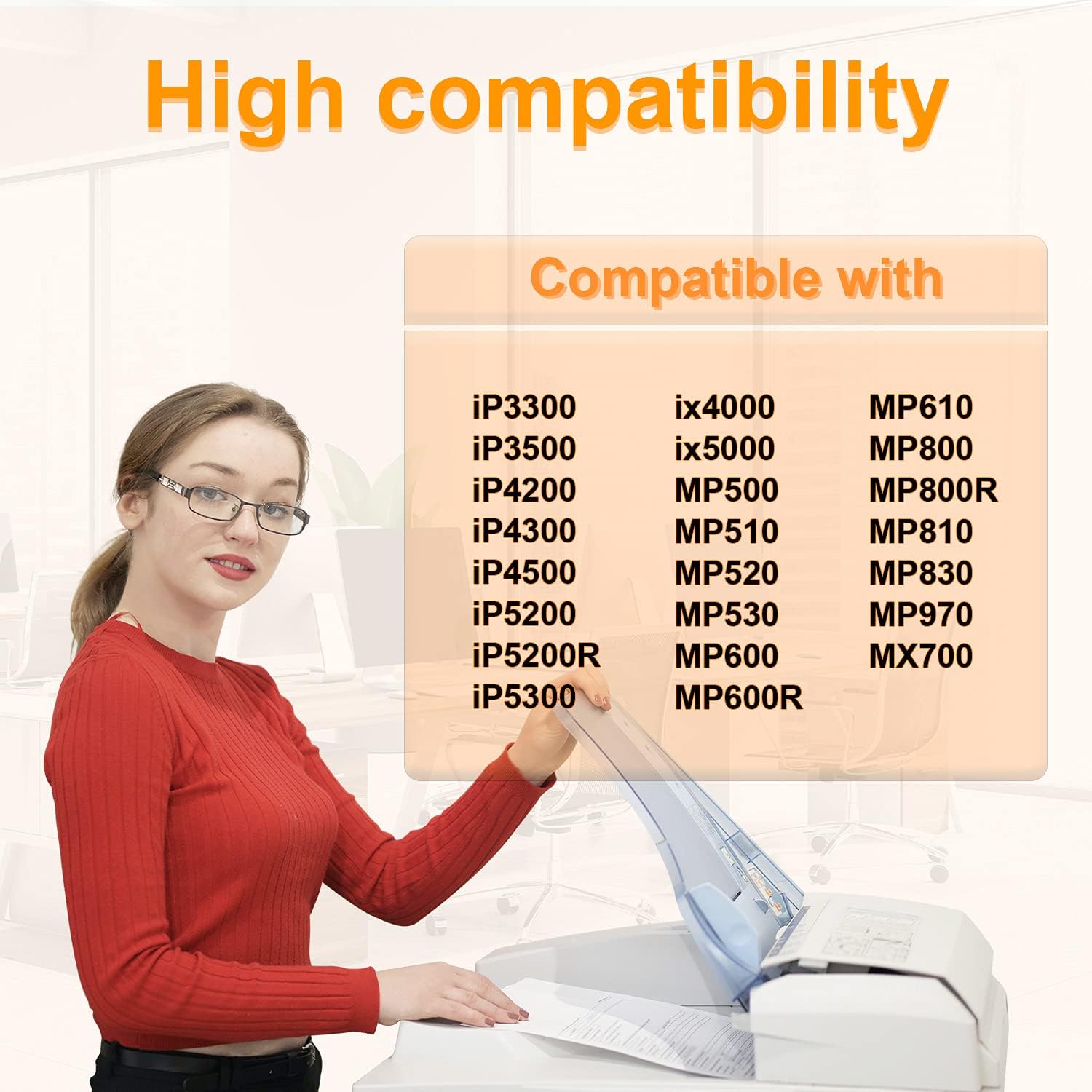 D&C 10x Ink Cartridges Compatible for Canon PGI-5 CLI-8 for Canon Pixma MP530 MP600 MP600r MP610 MP800 MP800r MP810 MP830 MP970 MX700 MX850 iP3300 iP3500 iP4200 iP4200x iP4300 iP4500 iP4500x iP5200 - Image 3