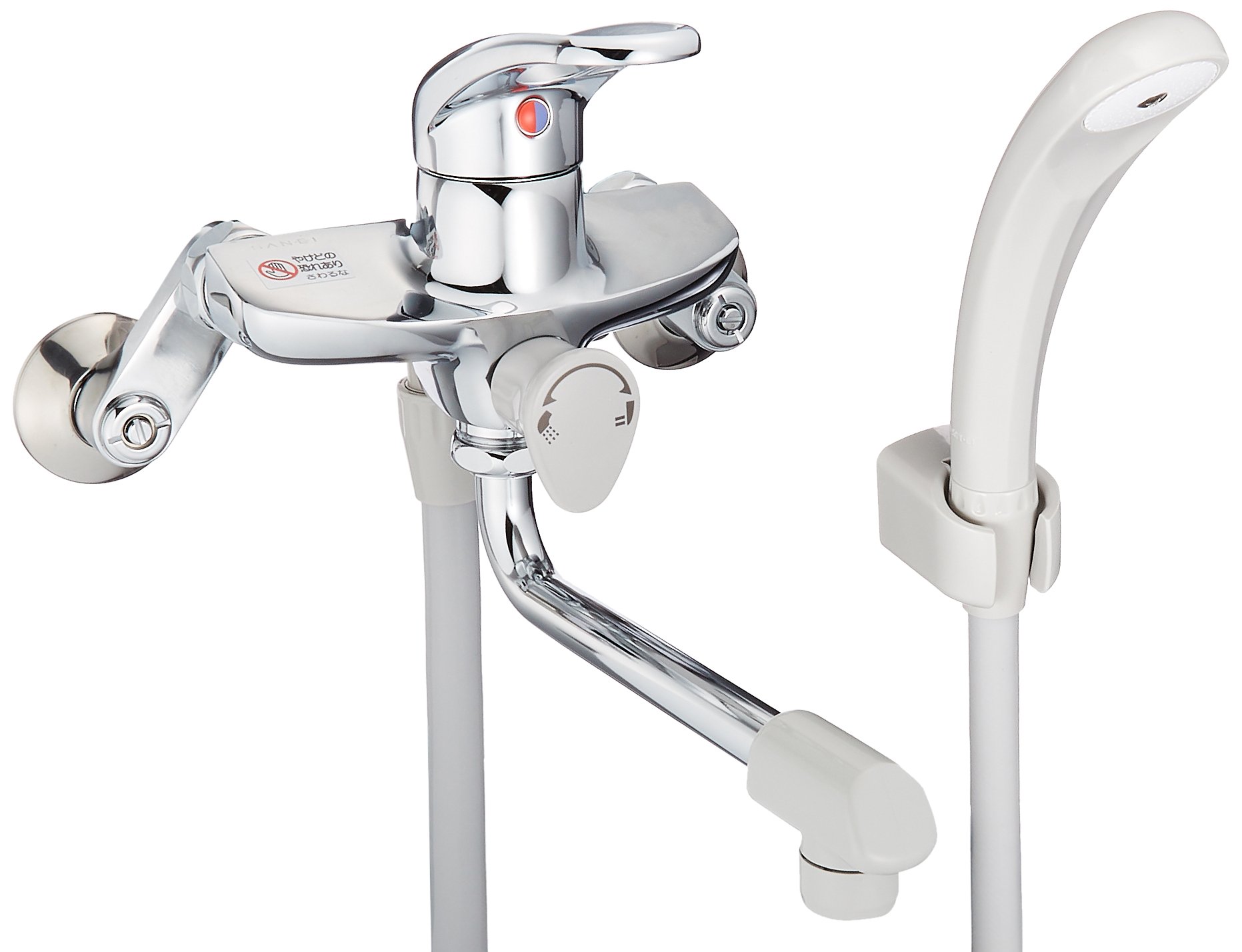 SANEI(サンエイ) シングルシャワー 混合栓 浴室用 パイプ長さ170ｍｍ リングレバー 蛇口 浴室水栓 壁付 CSK1710D商品画像