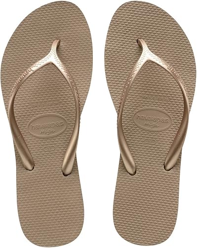 womens havaianas rose gold