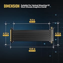 EZDIY-FAB PCIE Gen 4 16x Extreme Flexible, High