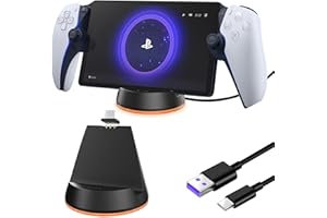 HOUNYOLN Charging Docking Station for PlayStation Portal Remote Player, Charging Dock Base with Type C Adapter PS Portal Stand (Docking Station)