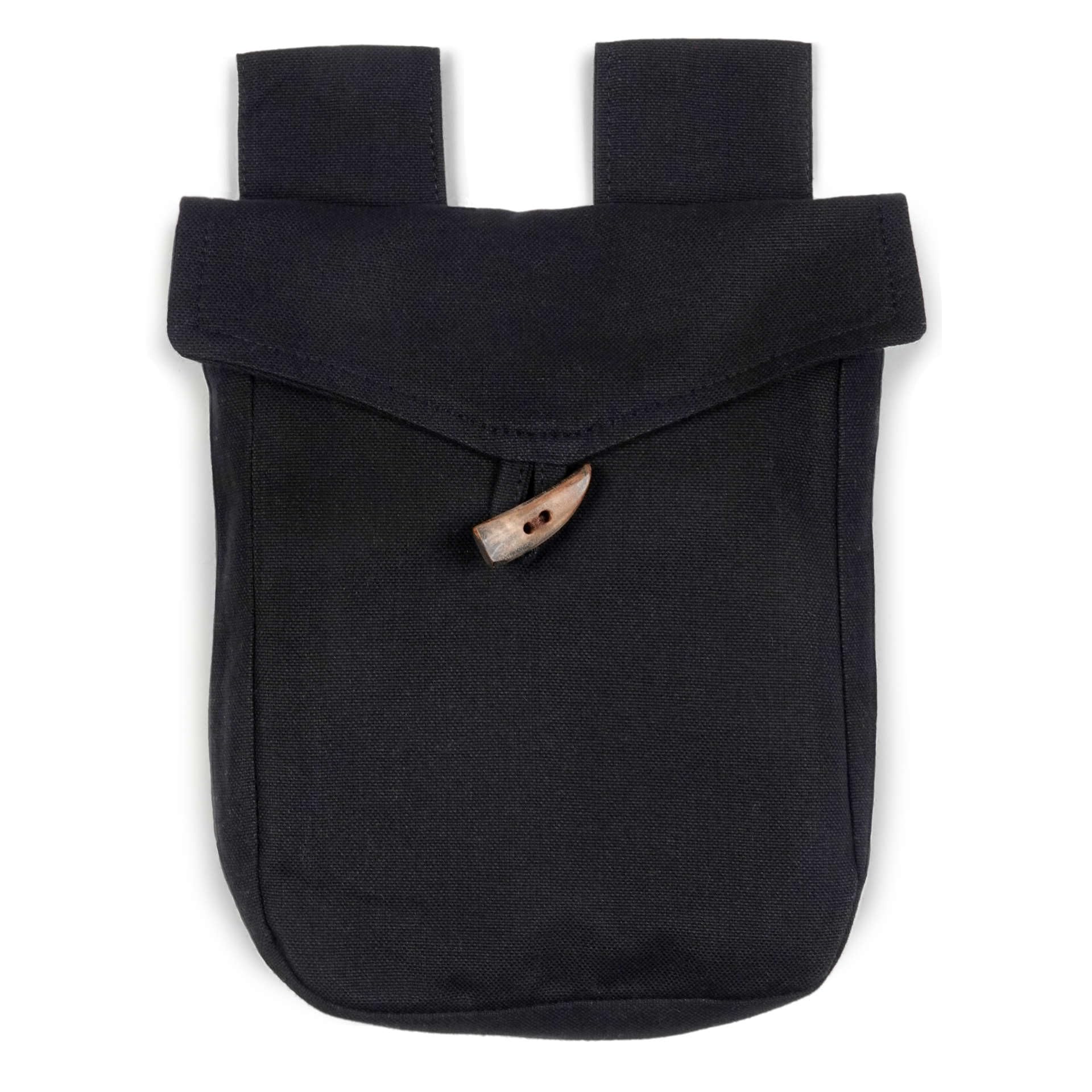 HEMAD Small Medieval Bag for Belt - Cotton - One Size - Black
