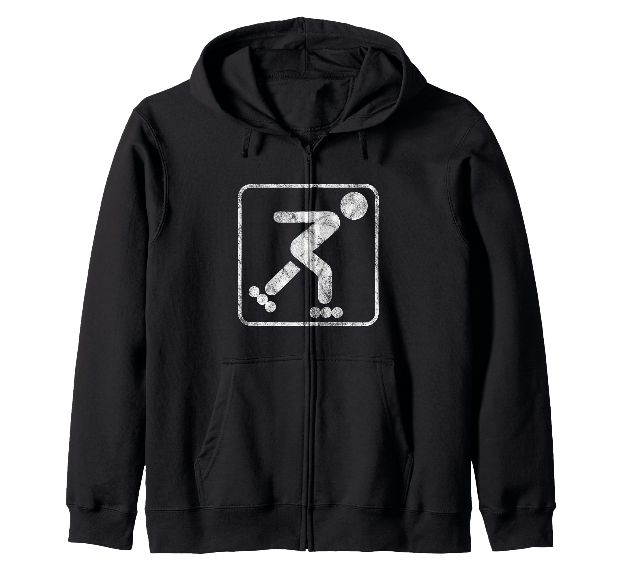 Sk8 Inline Roller Skates Zip Hoodie